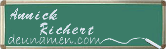 Annick Richert Visitenkarte